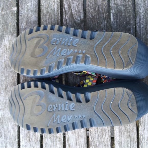 Bernie Mev. Multi Colour Elastic Strap Sandal - Picture 8 of 9